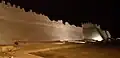 أسوار القصبة في الليل