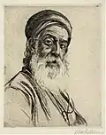 نقش السامري لإفرايم موسى ليليان. 1920م