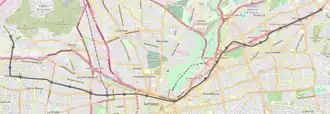Map of Santiago Metro Line 7
