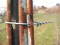 صدأ على مرزح معدني
