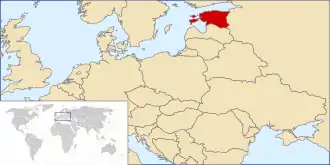 موقع إستونيا