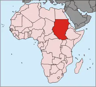 موقع السودان