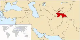 موقع طاجيكستان