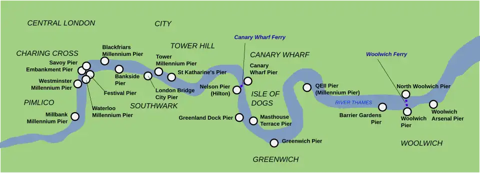 Millbank Millennium Pier – architect: Steve Chilton