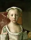 لوحة للأميرة لويزا للرسام  جان إيتيان ليوتارد، 1754