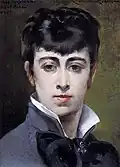 "Self-portrait, age 18"(1876)