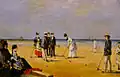 "A Game of Croquet,"(1872)