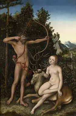 Cranach ، لوكاس (الأكبر) - أبولو وديانا ، ج. 1526