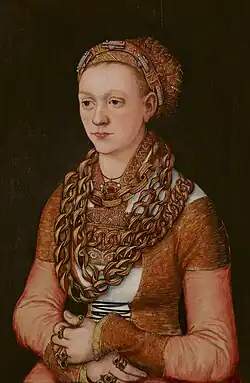 لوكاس كراناخ، "آنا بوخنر"، 1520