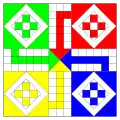 لوح لعبة اللودو (Ludo)