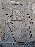 مشهد من معبد الأقصر، طيبة (مصر)