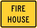 New York State Fire House sign.