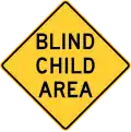 Special Needs Child Crossing, New York City.