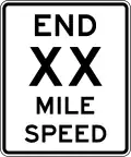 End speed limit: Virginia