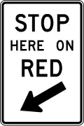Stop here on red