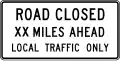 Road Closed Ahead