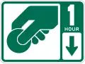 Parking fee station