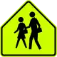 U.S./Canada (new) school zone.