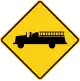 U.S. and Canadian Fire Station sign.