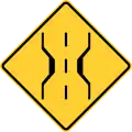U.S. narrow bridge symbol.