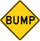 U.S. bump sign.