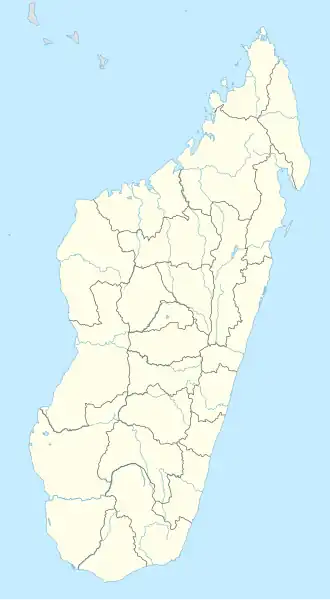 Map showing the location of Banc du Geyser, in the northeast of the Mozambique Channel between Madagascar and Africa