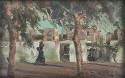 محمود سعيد (مصر): "قرية"، و "منظر طبيعي بحري"، 1923