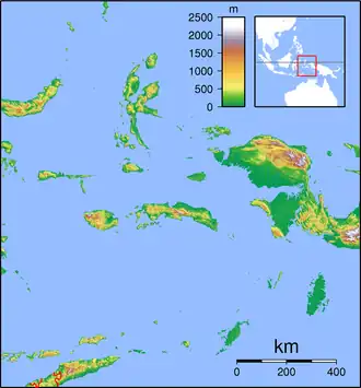 زلزال جزر الملوك 2023 على خريطة Indonesia Maluku