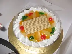 Mango vanilla flavored cake.JPG
