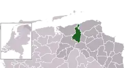 Location of Winsum