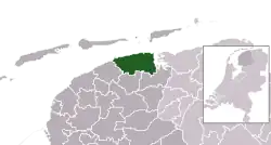 Location of Dongeradeel