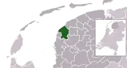 Location of Franekeradeel