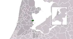 Location of Edam-Volendam