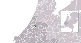 Location of Leiderdorp