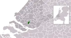 Location of Oud-Beijerland