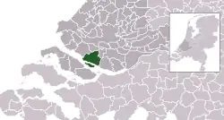 Location of Korendijk
