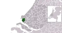 Location of Westvoorne