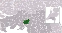 Location of Tilburg