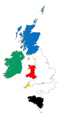 Celtic League's Celtic nations