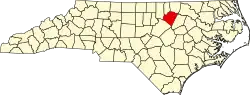State map highlighting Franklin County