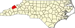 State map highlighting Madison County