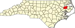 State map highlighting Washington County