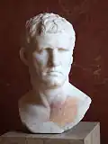 فن روماني, portrait of ماركوس فيبسانيوس أغريبا, 25 BC
