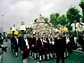 Virgen del Lledó durante sus fiestas