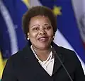 Maria do Carmo Silveira رئيس وزراء ساو تومي وبرينسيب&nbsp;&nbsp;[لغات أخرى]‏ (2005–2006)