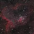 تجمع نجمي مفتوحMelotte 15 في وسط IC 1805.
