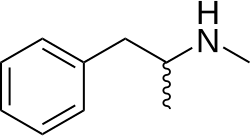 الصيغة البنيوية للميثامفيتامين