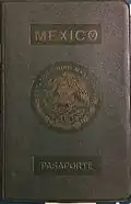جواز سفر مكسيكي صادر عام 1981