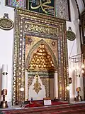 محراب المسجد.