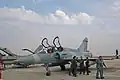 داسو ميراج 2000 في مطار قاعدة باتاجنيكا الجوية، صربيا